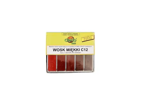 CleHo C12 Wosk retuszujący miękki seria 7 - 5 sztabek