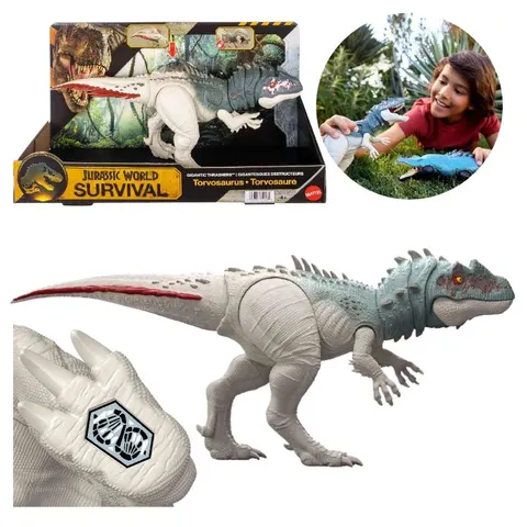 Jurassic World Survival Ryczący Dinozaur Torvosaurus Figurka Dla Dzieci Na Prezent 4+