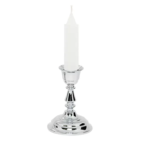 ŚWIECZNIK TRADYCYJNY CHROM 9CM
