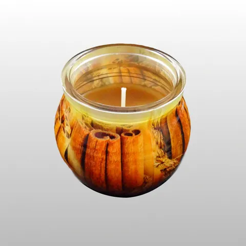 ŚWIECA MIRAL POWLEKANA - CINNAMON