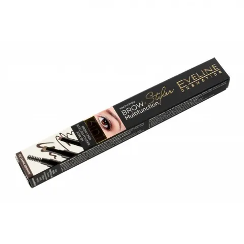 Eveline Brow Multifunction Styler Kredka do brwi 3w1 nr 02 Dark Brown, 1,2 g