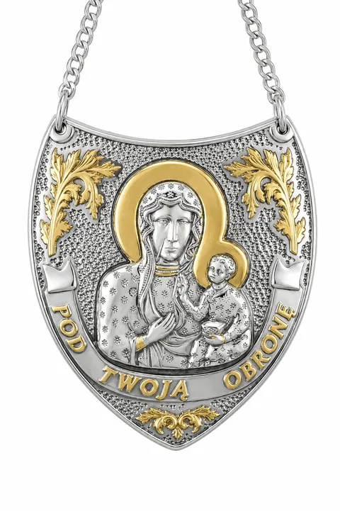 RYNGRAF DUŻY "ZŁOTO-SREBRNY" - MB CZĘSTOCHOWSKA - 11cm