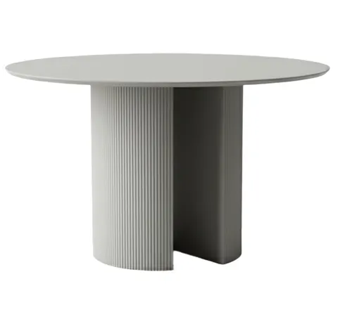 Stół okrągły MEZO szary 120 cm