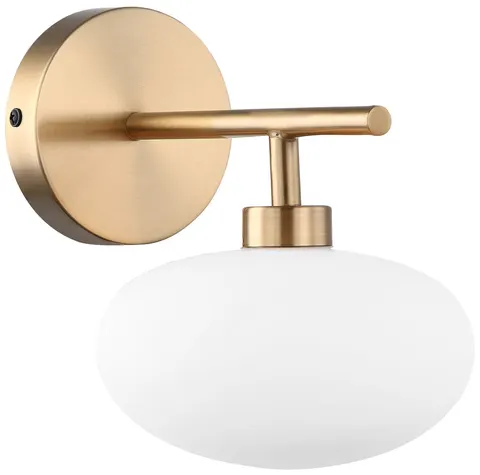 Kinkiet, lampa ścienna FIORENZO złota