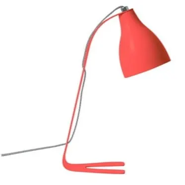 Lampa biurkowa BAREFOOT neon pomarańczowa
