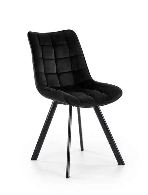 Krzesło tapicerowane K332 velvet czarny