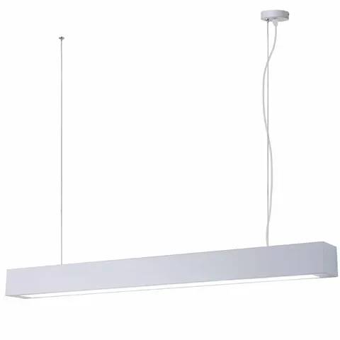 Lampa wisząc biała duża IBROS 24W 4000K IP20 LP-7001/1P 20 WH-93 24/4 Light Prestige
