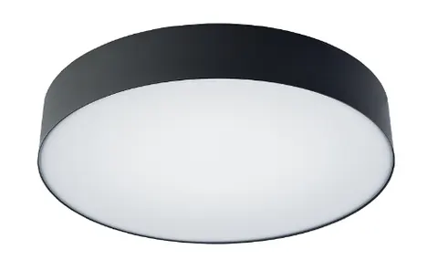 Czarna lampa sufitowa okrągły plafon Nowodvorski 10176 Arena LED 20W 4000K 9cm x 40,5cm