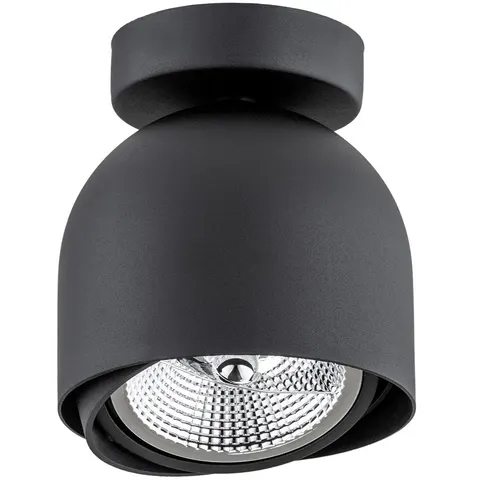 Lampa sufitowa punktowa spot Argon 4711 BZ Garland ES111 14x14cm czarny bez żarówek