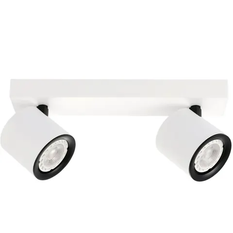 Lampa sufitowa, listwa KARLOTA 2 biała