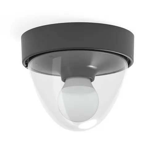Lampa zewnętrzna sufitowa plafon NOOK 7978 Nowodvorski 1xE27 10W only LED IP44 Tworzywo sztuczne ABS Czarny