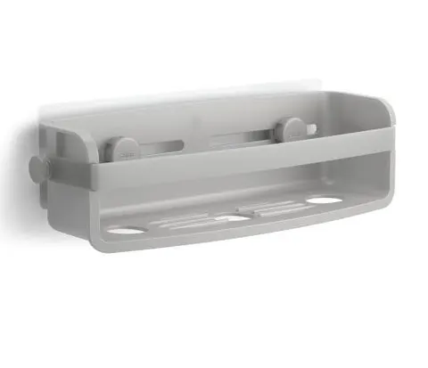 Półka pod prysznic organizer FLEX szara