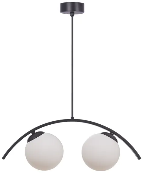 Lampa sufitowa wisząca WAVE 2 czarna