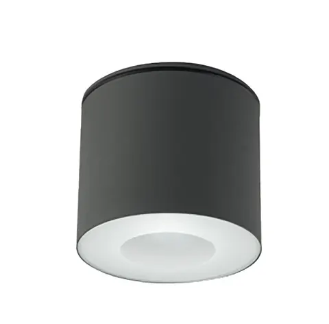 Lampa zewnętrzna sufitowa plafon HEXA 9565 Nowodvorski 1xGU10 R50 10W only LED IP44 Aluminium lakierowane Grafitowy
