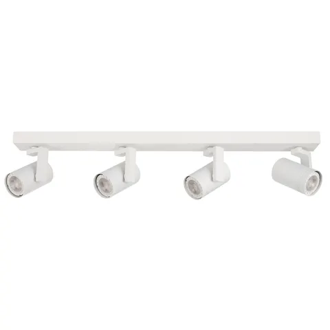 Lampa sufitowa, listwa SPIELA 4 biała