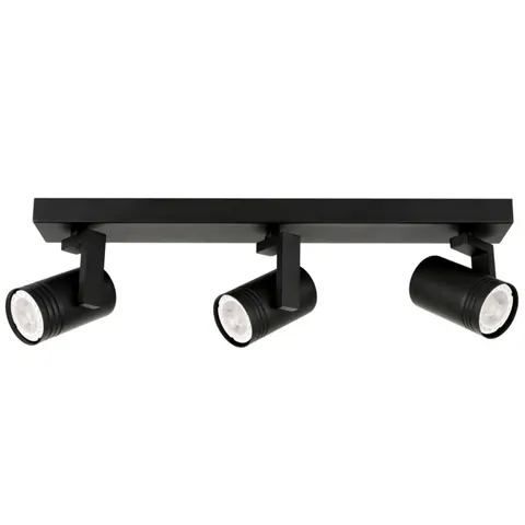 Lampa sufitowa, listwa SPIELA 3 czarna