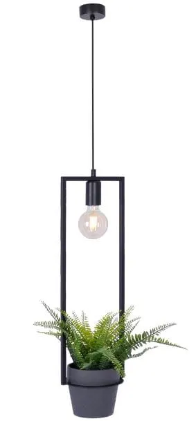 Lampa sufitowa wisząca z kwietnikiem ESTERA