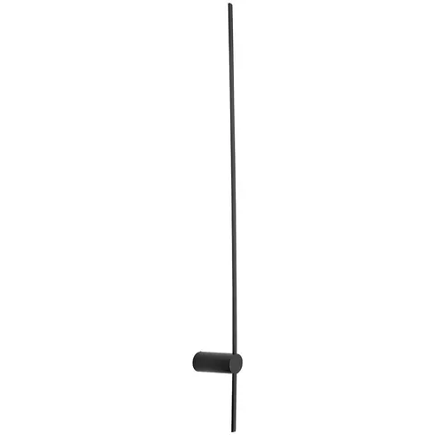 Czarny smukły podłużny kinkiet lampa ścienna Nowodvorski 10314 Saber L LED 11W 3000K 120cm