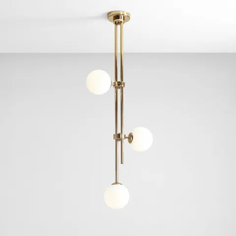 Lampa sufitowa HARMONY 3 złota