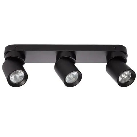 Lampa sufitowa, listwa TIMO 3 czarna