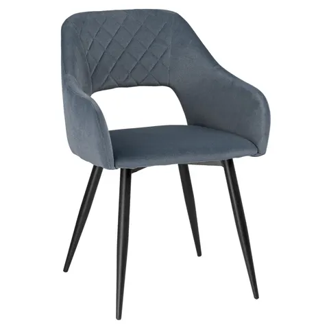 Krzesło tapicerowane MATEO tkanina denim