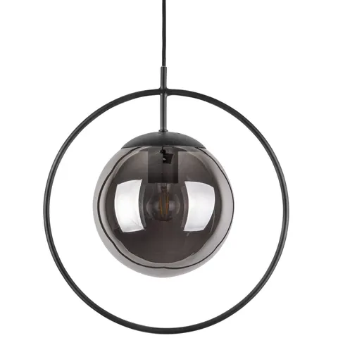 Lampa wisząca ROUND FRAMED szara