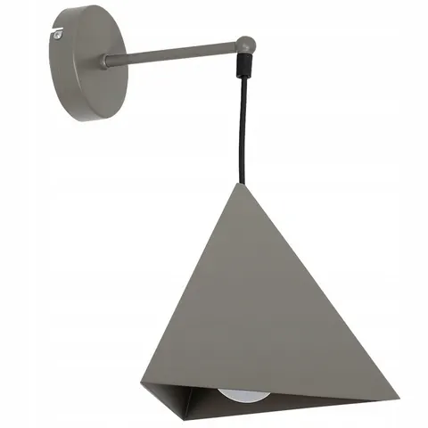 Kinkiet, lampa ścienna SET szara