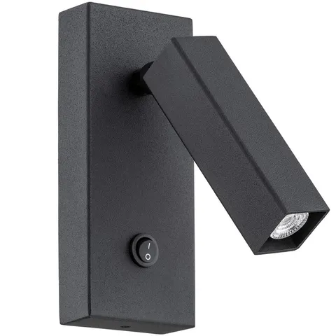Lampa ścienna Kinkiet Rock 4723 Argon 1xG9 6WLED Stal Lakierowana, Czarny