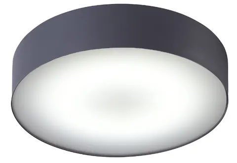 Grafitowa lampa sufitowa okrągły plafon Nowodvorski 10180 Arena LED 20W 4000K 9cm x 40,5cm
