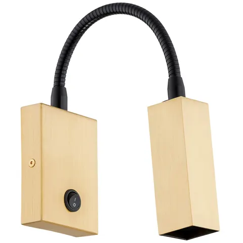 Lampa ścienna Kinkiet Rockstar 4743 Argon 1xG9 6WLED Mosiądz , Szczotkowany