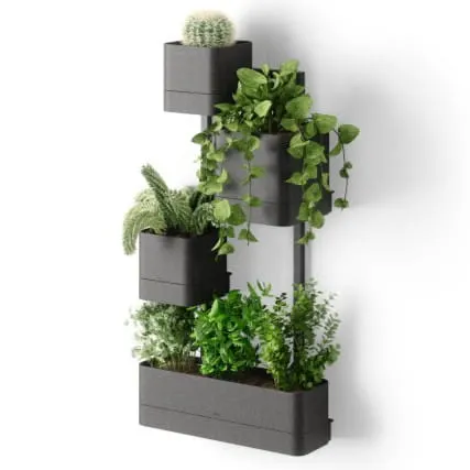 Planter wiszący organizer CUBIKO czarny