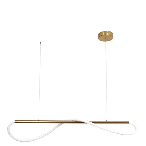 Lampa wisząca sufitowa Meleca LP-2345/1P S GD CCT Light Prestige zintegrowane LED Akryl/Metal