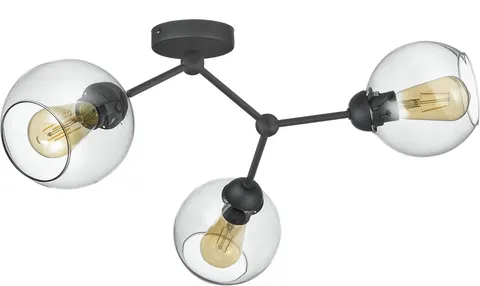 Lampa sufitowa FAIRY 4372 TK Lighting 3xE27 Metal Czarny