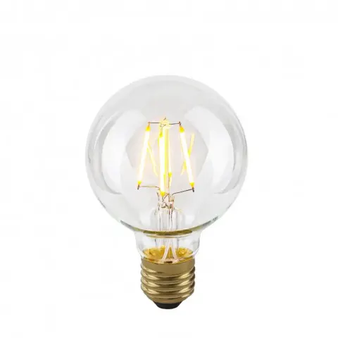 Italux żarówka G80 LED E27 4W 400lm 2200K filament ściemnialny transparentna