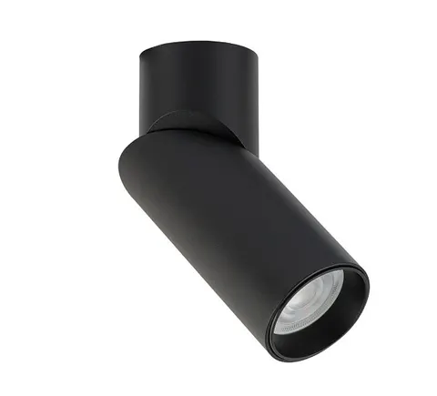Czarna lampa sufitowa regulowany reflektor punktowy Nowodvorski 7860 India GU10