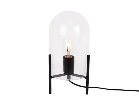 Lampa stołowa GLASS BELL transparentna