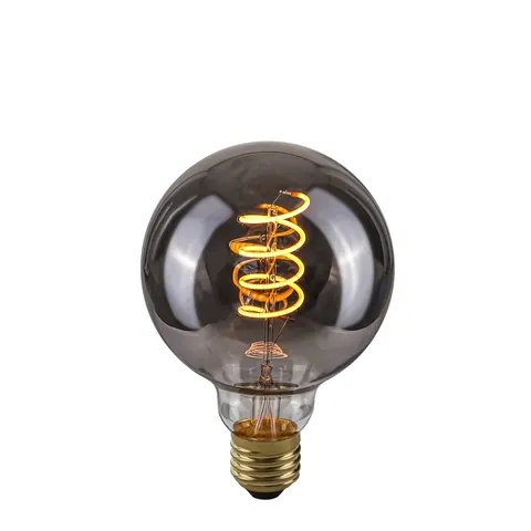 Żarówka E27 4W 2200K G95 Spiral Smoke