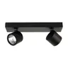 Spot BONIVA 2x5W LED czarny Tuba 900Lm 3000K Italux SPL-2854-2B-BL