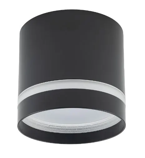 Lampa sufitowa natynkowa CRES 10480 Nowodvorski 1xGX53 12W only LED Aluminium lakierowane Czarny