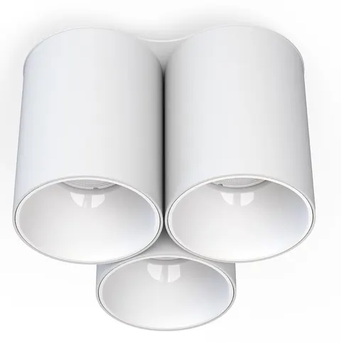Lampa sufitowa natynkowa EYE TONE 8093 Nowodvorski 3x10W GU10 R50 Stal lakierowana Biały
