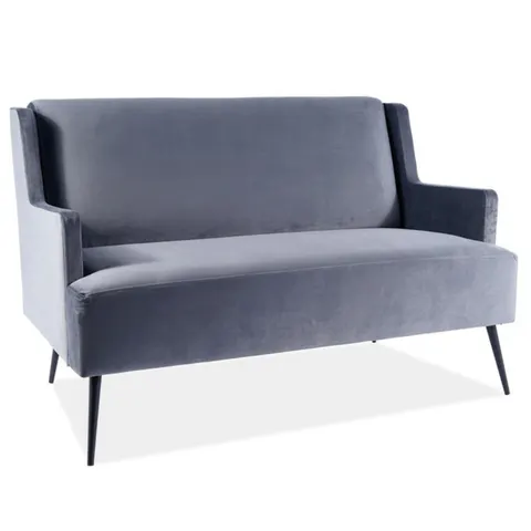Sofa tapicerowana GEMMA velvet szary