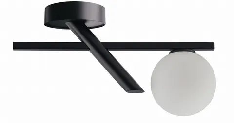 Lampa sufitowa ZOE 1xG9 12W czarna plafon kule Sigma 33324