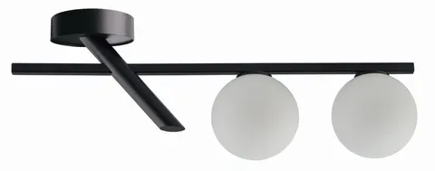 Lampa sufitowa ZOE 2xG9 12W czarna plafon kule Sigma 33325