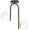Lampa sufitowa RAGNAR 2 OPAL czarna