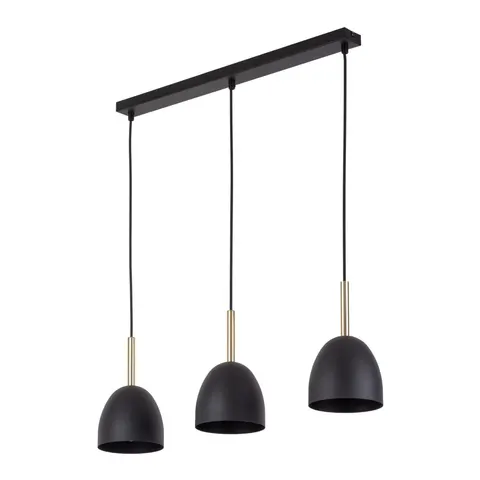 Lampa sufitowa wisząca NORD 3 czarna