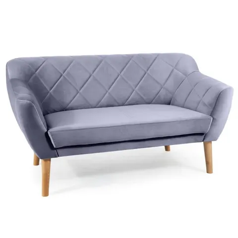 Sofa tapicerowana KARO 2 velvet szara