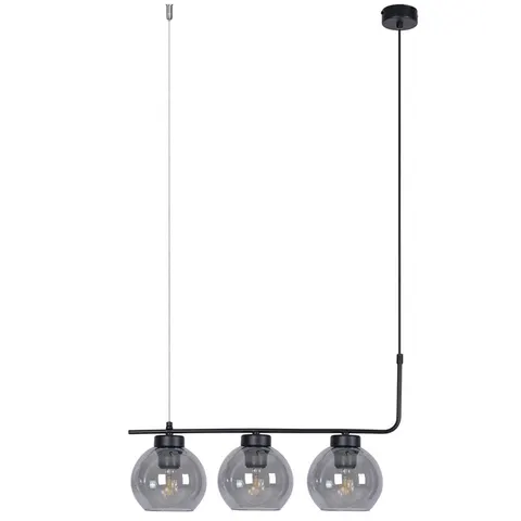 Lampa sufitowa wisząca TORVI 3 czarna