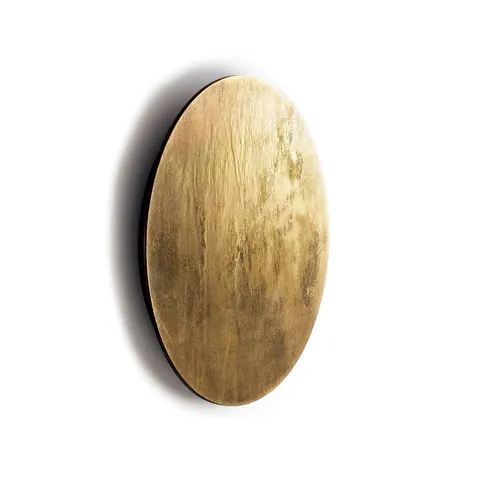 Lampa ścienna Kinkiet RING WOOD LED L 10282 Nowodvorski xLED 13W Sklejka Złoty