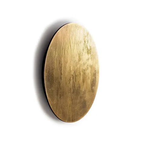 Lampa ścienna Kinkiet RING WOOD LED S 10280 Nowodvorski xLED 7W Sklejka Złoty