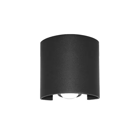 Kinkiet zewnętrzny ORTELO czarny 2W LED 162Lm IP54 Italux OWL-451-1-BL